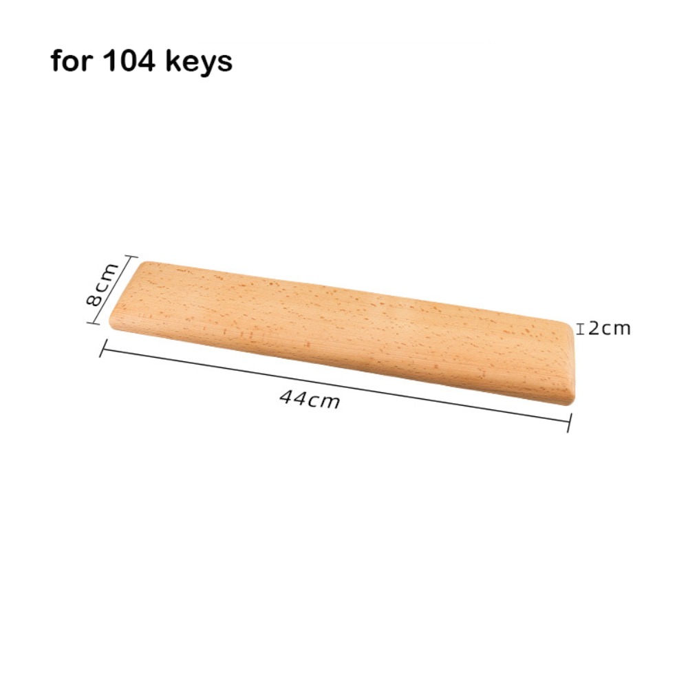 Wrist Rest Wood - Descanso de Pulso Ergonômico de Madeira