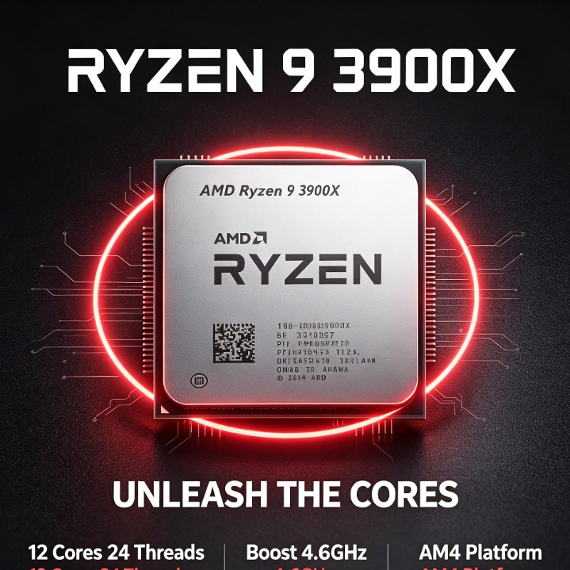 Amd Cpu Ryzen 9 - Processador de Computador AMD Ryzen 9