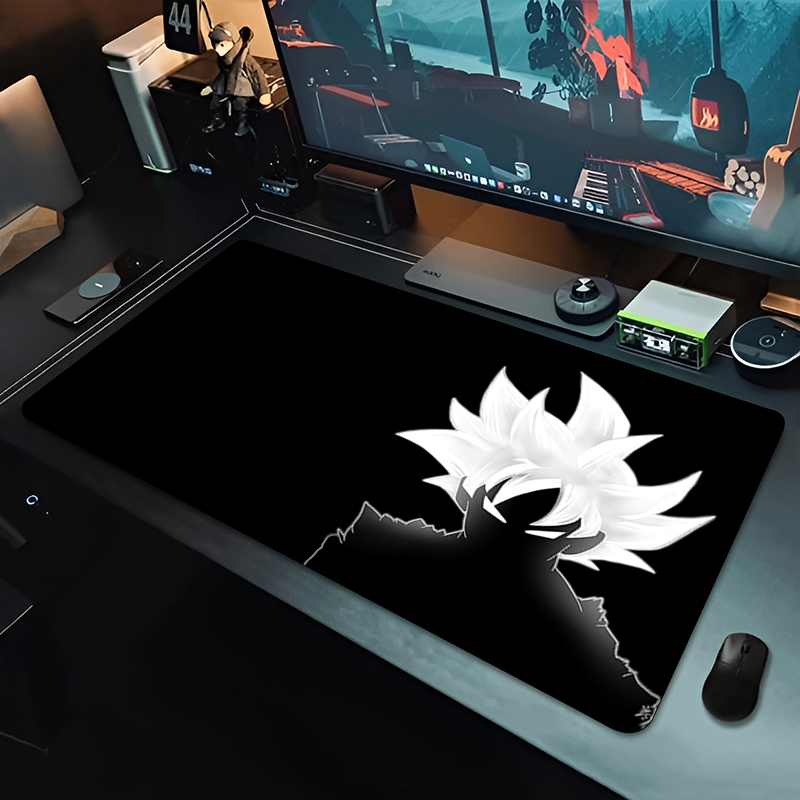 Gaming Keyboard Nearby - Mouse Pad Grande DBZ Black Anime