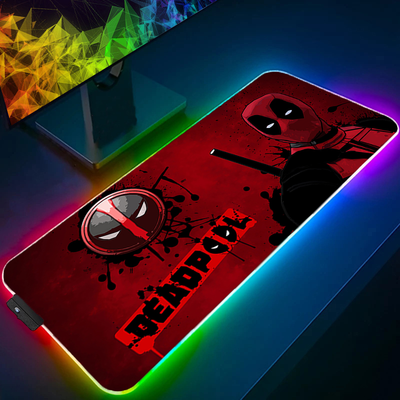 Gaming Keyboard Nearby - Led mouse pad jogos backlight lock