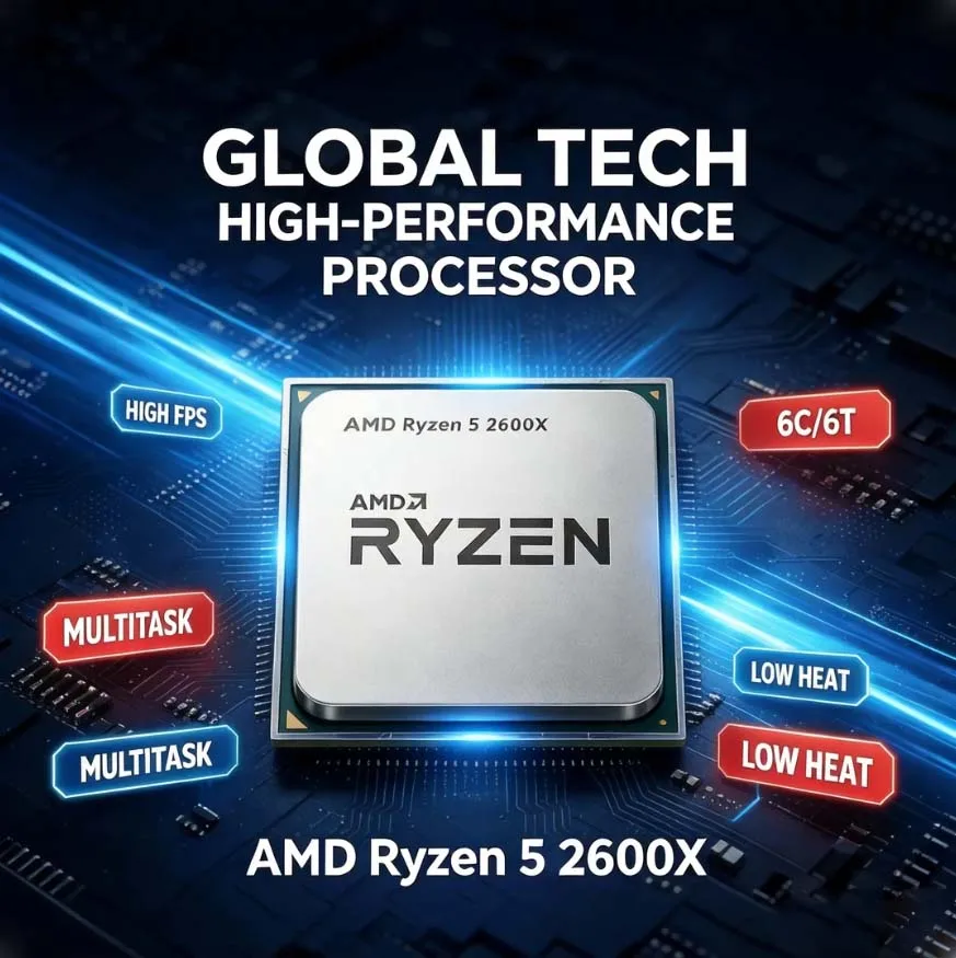 Amd Cpu Ryzen 5 - Processador AMD Ryzen 5 2600X 6