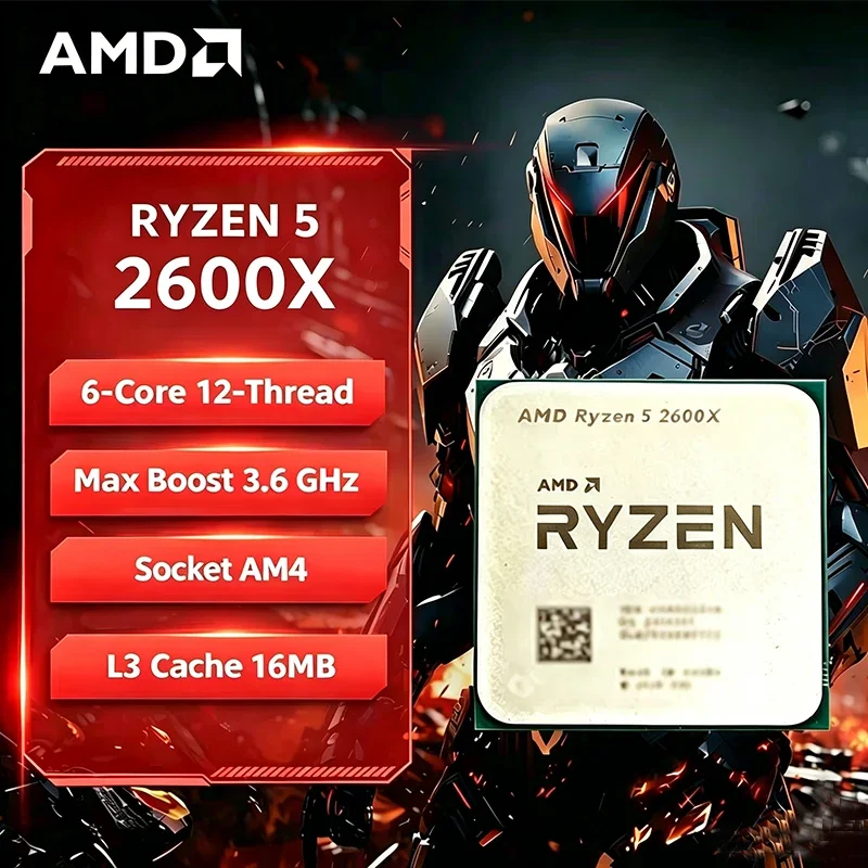 Amd Cpu Ryzen 5 - Processador AMD Ryzen 5 R5 2600X