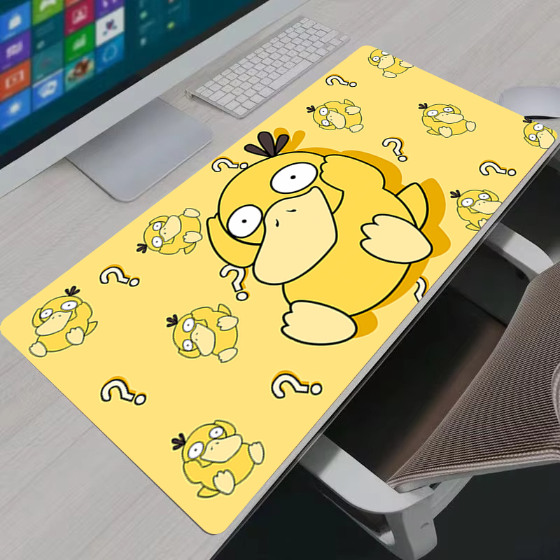 Gaming Keyboard Easy To Clean - Mousepad Anime P-Pokemon Psyduck XXL Grande