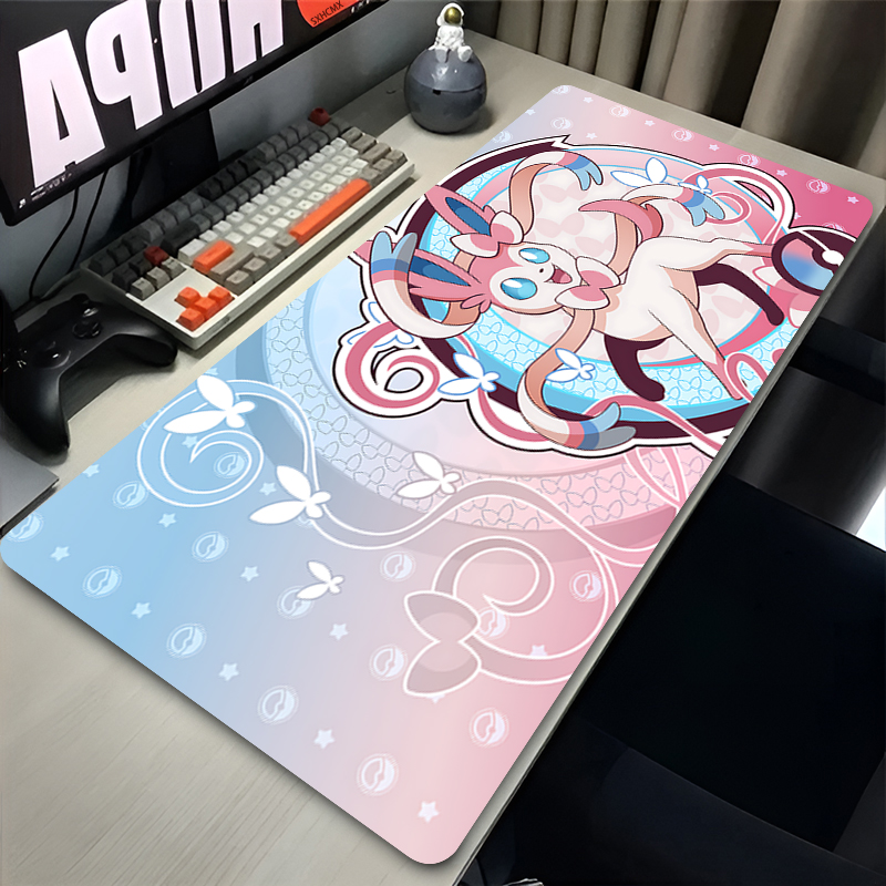 Gaming Keyboard Nearby - Mousepad Grande Rosa Fofo XXL para