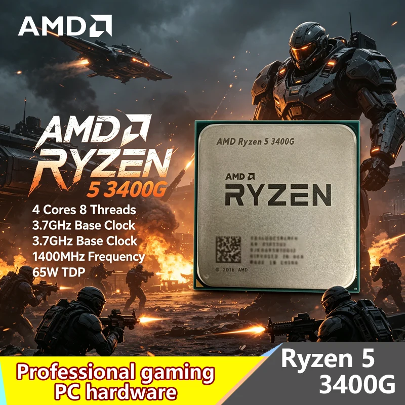 Amd Cpu Ryzen 5 - Processador AMD Ryzen 5 3400G AM4