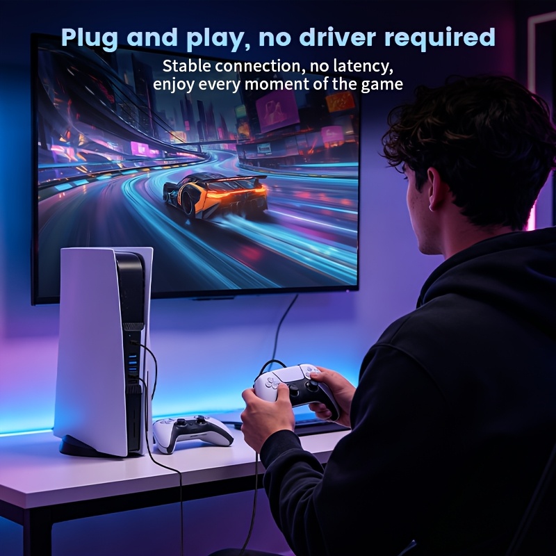 Hub USB 5 em 1 para Console PS - Gaming Keyboard Splitter avaliação e preço