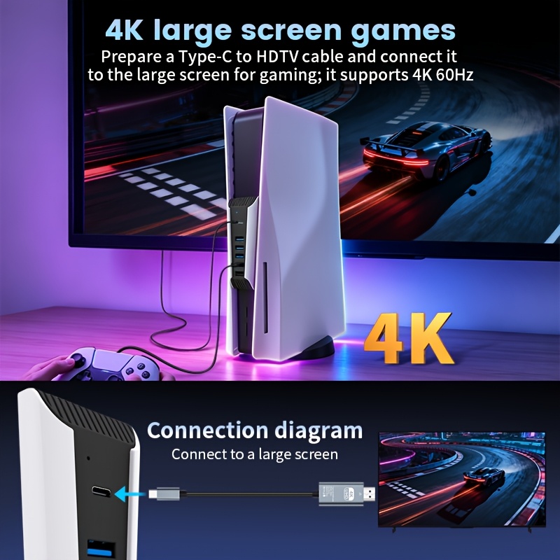 Hub USB 5 em 1 para Console PS - Gaming Keyboard Splitter avaliação e preço