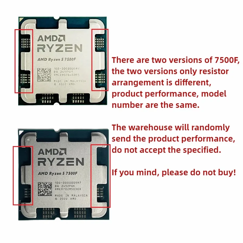 Processador AMD Ryzen 5 7500F  - Amd Cpu Ryzen 5 avaliação e preço
