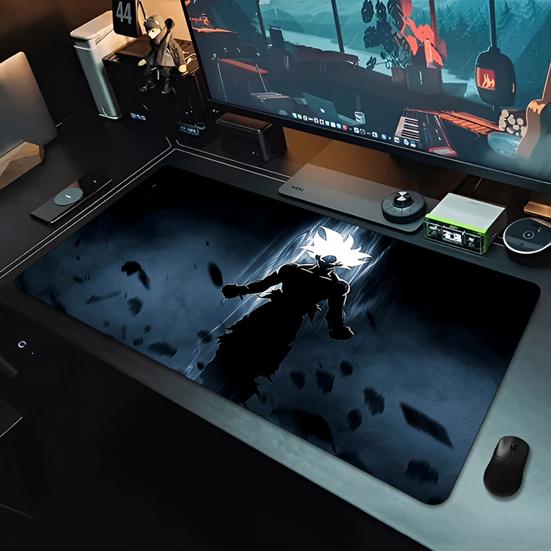 Mouse Pad Grande DBZ Black Ani - Gaming Keyboard Nearby avaliação e preço