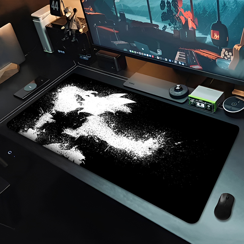 Mouse Pad Grande DBZ Black Ani - Gaming Keyboard Nearby avaliação e preço