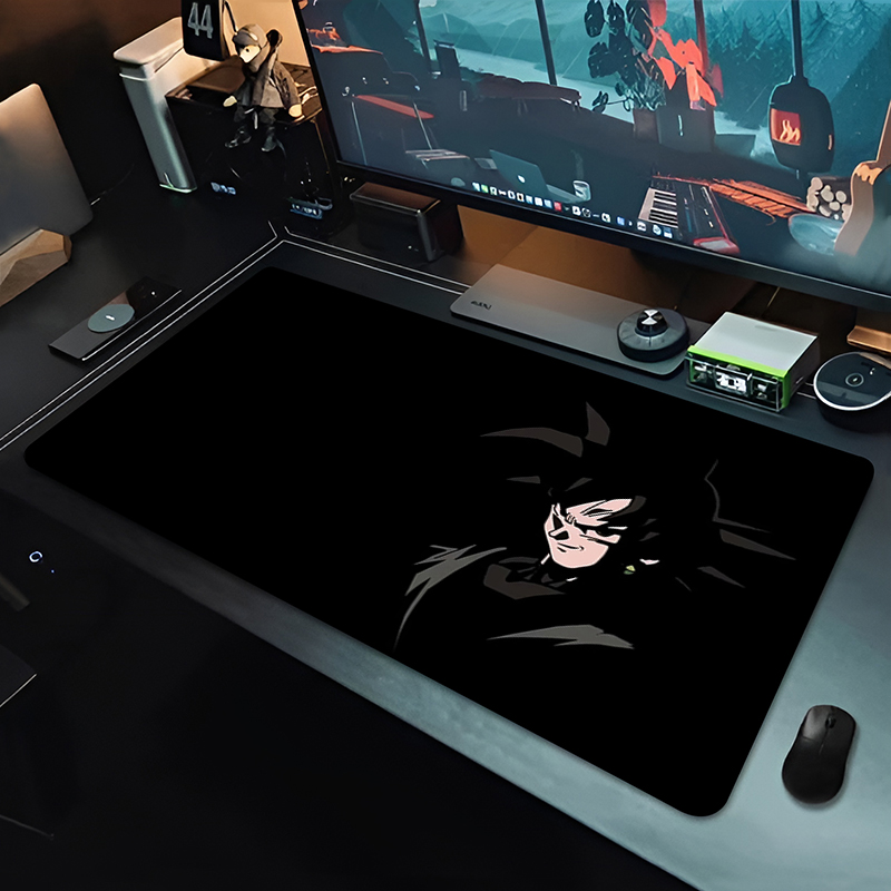 Mouse Pad Grande DBZ Black Ani - Gaming Keyboard Nearby avaliação e preço