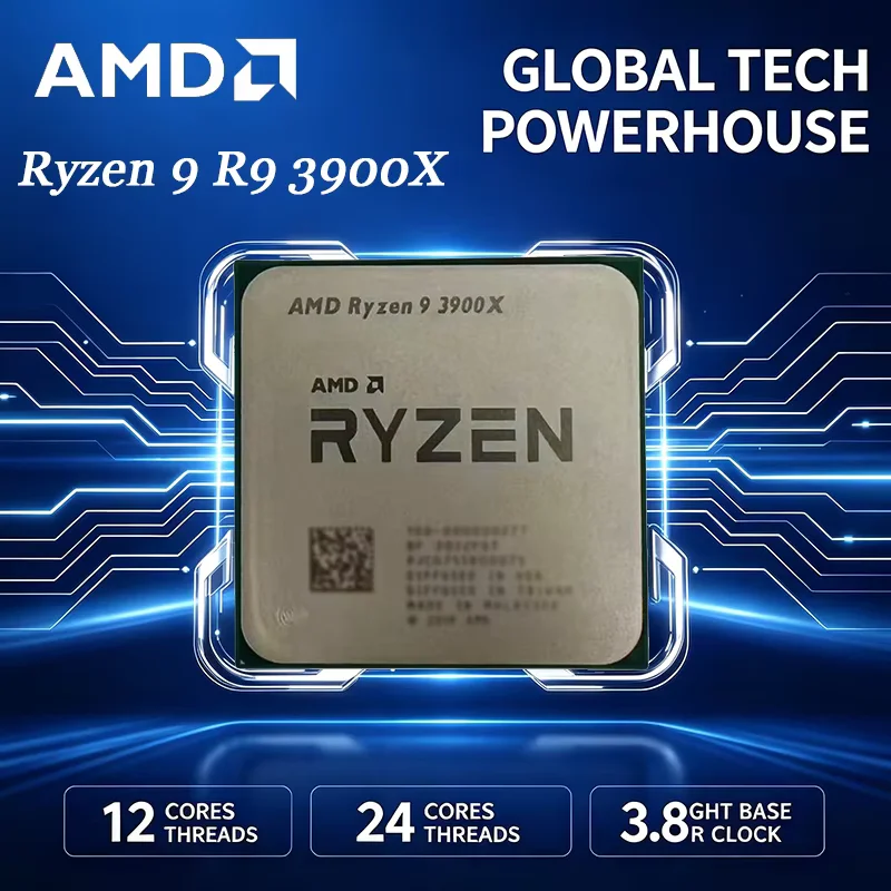 Processador AMD Ryzen 9 3900X  - Amd Cpu Ryzen 9 avaliação e preço
