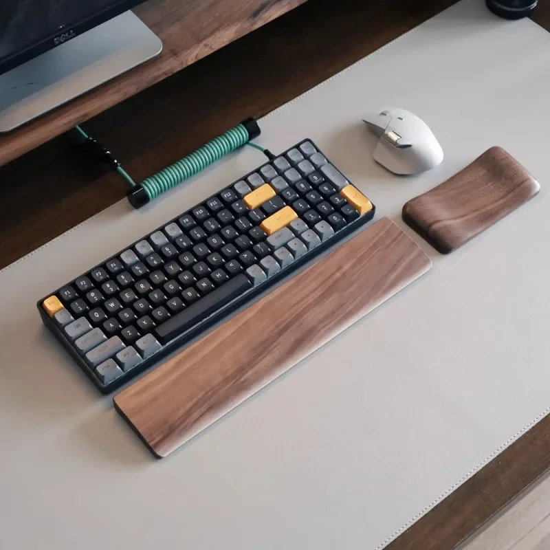 Walnut Wood Wrist Palm para te - Wrist Rest Wood avaliação e preço