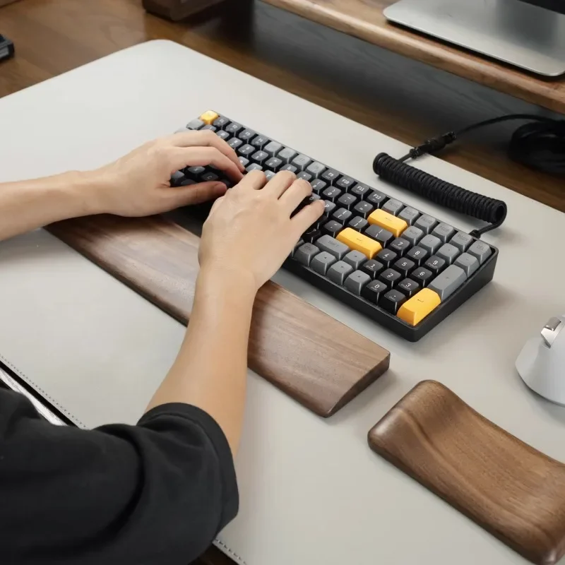 Walnut Wood Wrist Palm para te - Wrist Rest Wood avaliação e preço