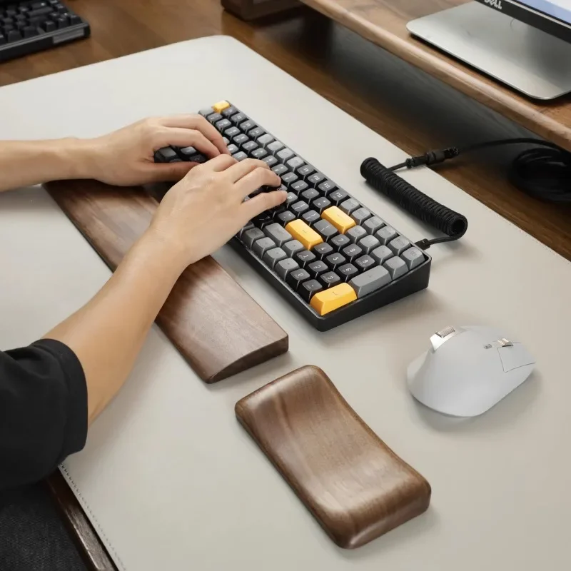 Walnut Wood Wrist Palm para te - Wrist Rest Wood avaliação e preço