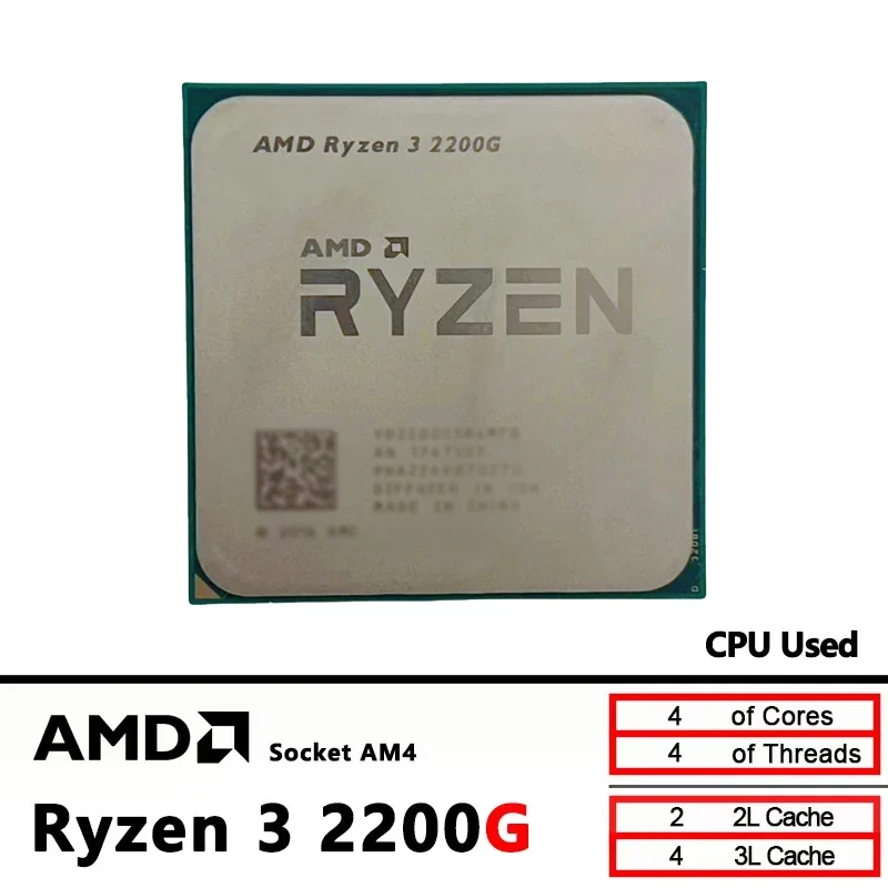 CPU AMD Usado Quad-Core Quad-T - Amd Cpu Ryzen 5 avaliação e preço