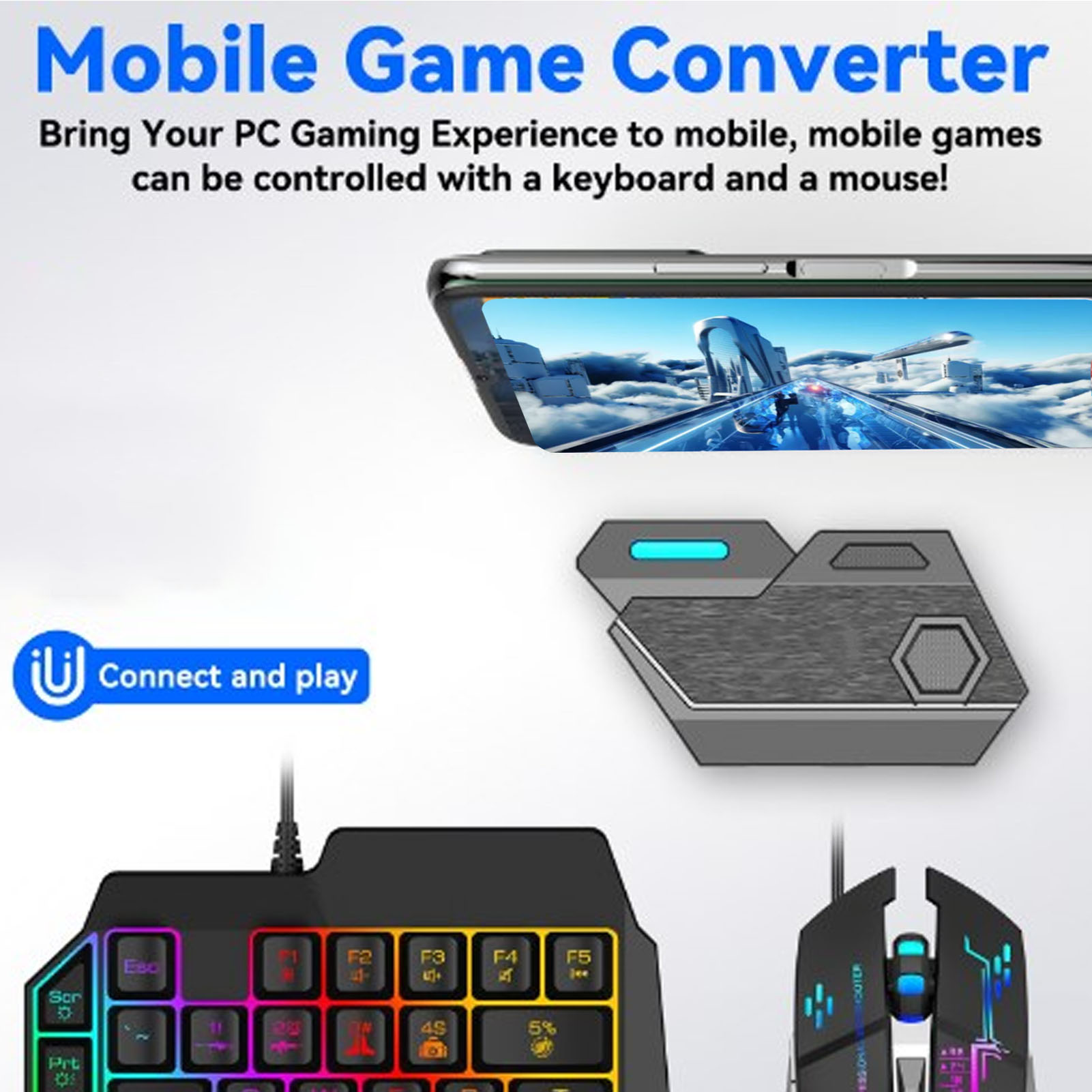 Pacote combinado de jogos para - Gaming Keyboard And Mouse Mobile avaliação e preço