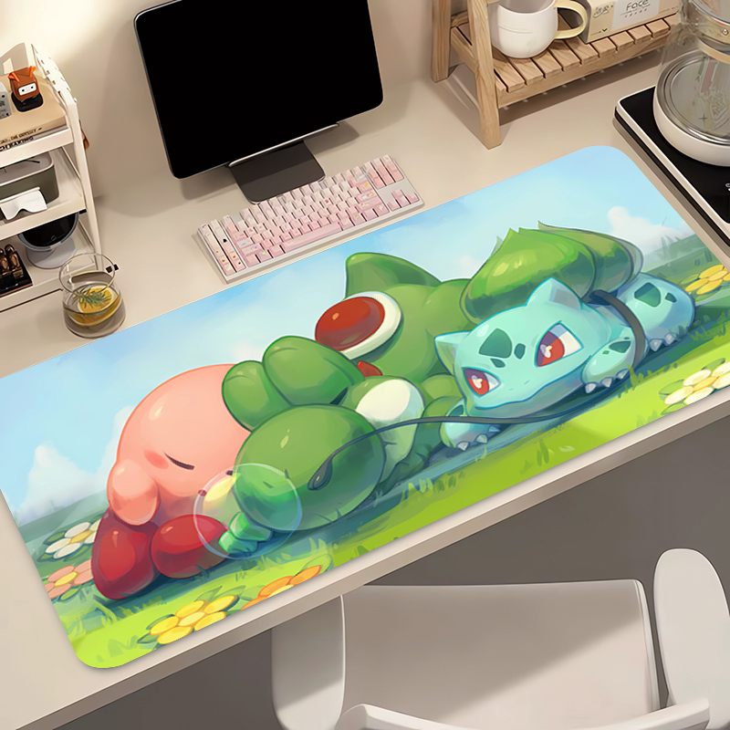 Mouse Pad de Anime Pokémon Bul - Gaming Keyboard Easy To Clean avaliação e preço