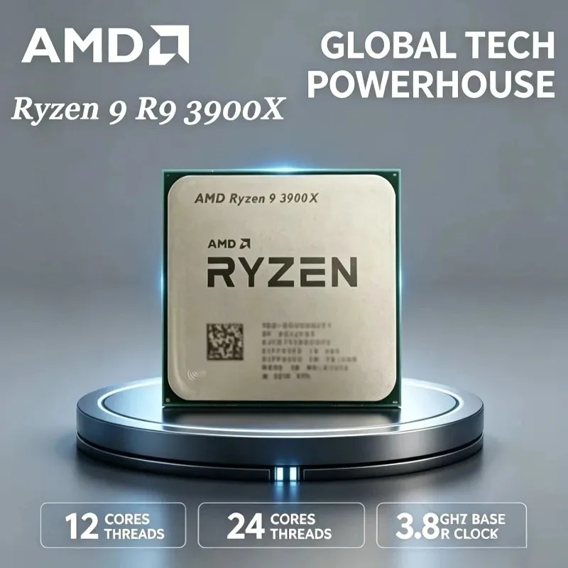 Processador AMD Ryzen 9 3900X  - Amd Cpu Ryzen 9 avaliação e preço