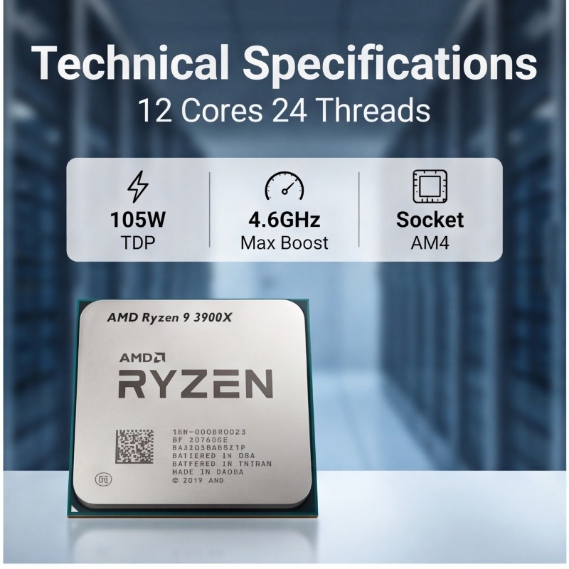 Processador Ryzen 9 3900X para - Amd Cpu Ryzen 9 avaliação e preço
