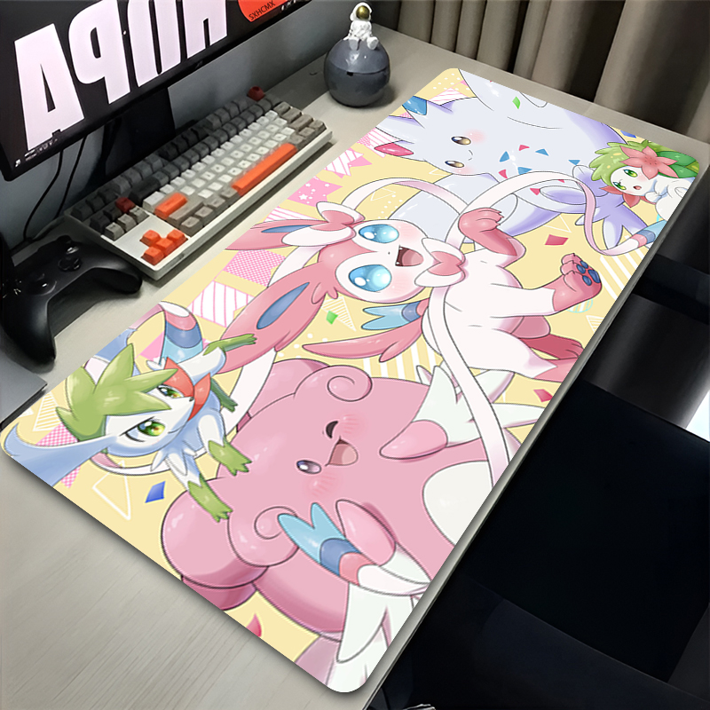 Mousepad Grande Rosa Fofo XXL  - Gaming Keyboard Nearby avaliação e preço