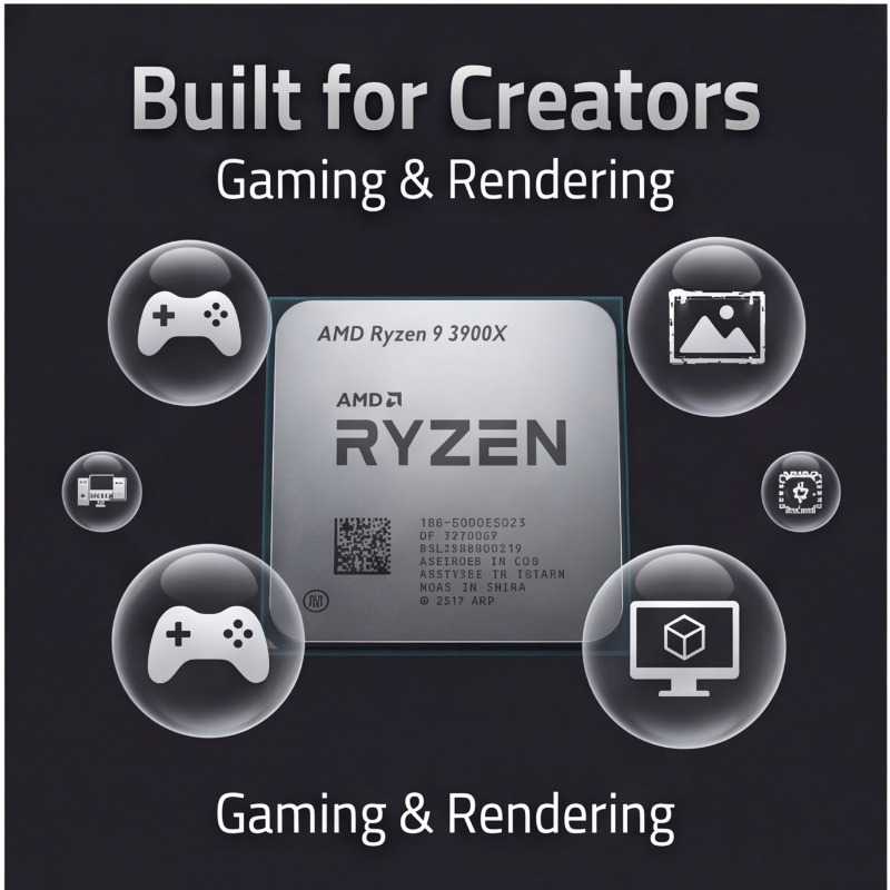 Processador de Desktop AMD Ryz - Amd Cpu Ryzen 9 avaliação e preço