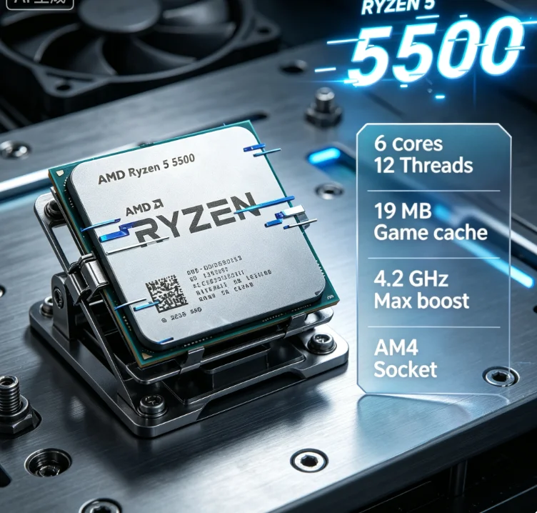 Processador AMD Ryzen 5 5500 R - Amd Cpu Ryzen 5 avaliação e preço