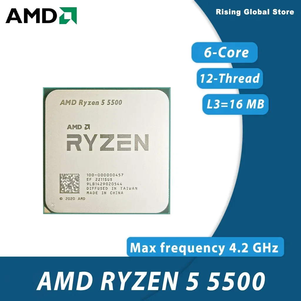 Processador AMD Ryzen 5 5500 R - Amd Cpu Ryzen 5 avaliação e preço